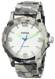 Fossil Srebrny/Żywica z tworzywa sztucznego Ø45 mm JR1464