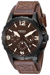 Fossil Nate Brązowy/Skóra Ø46 mm JR1511