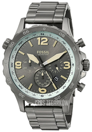Fossil Nate Czarny/Stal Ø50 mm JR1517