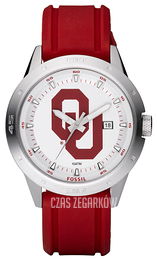 Fossil Oklahoma Biały/Guma Ø44 mm LI3088