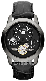 Fossil Grant Czarny/Skóra Ø44 mm ME1126