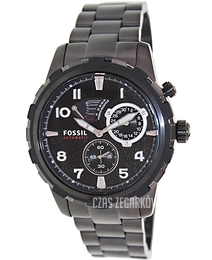 Fossil Dean Czarny/Stal Ø43 mm ME3040