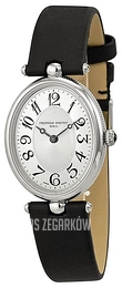 Frederique Constant Classics Art Deco Srebrny/Tkanina 30x25 mm FC-200A2V6