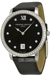 Frederique Constant Classics Czarny/Tkanina Ø37 mm FC-220B4SD36