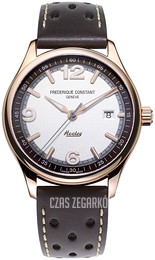 Frederique Constant Vintage Rally Srebrny/Skóra Ø40 mm FC-303HVBR5B4