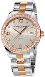 Frederique Constant Ladies Automatic Szary/Stal w kolorze różowego złota Ø36 mm FC-303LGD3BD2B