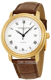 Frederique Constant Classics Srebrny/Skóra Ø38 mm FC-303MC3P5