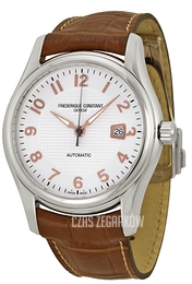 Frederique Constant Runabout Srebrny/Skóra Ø43 mm FC-303RV6B6
