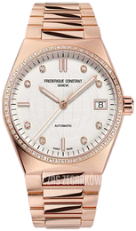 Frederique Constant Highlife Srebrny/Stal w kolorze różowego złota Ø34 mm FC-303VD2NHD4B