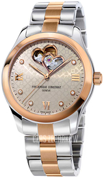 Frederique Constant Ladies Automatic Szary/Stal w kolorze różowego złota Ø36 mm FC-310LGDHB3B2B