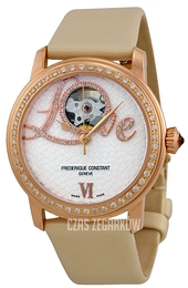 Frederique Constant Ladies Automatic Biały/Tkanina Ø34 mm FC-310LHB2PD4