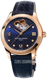 Frederique Constant Ladies Automatic Niebieski/Skóra Ø36 mm FC-310NDHB3B4