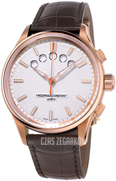 Frederique Constant Yacht Timer Srebrny/Skóra Ø42 mm FC-380VT4H4