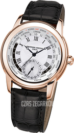Frederique Constant Manufacture Srebrny/Skóra Ø42 mm FC-718MC4H4