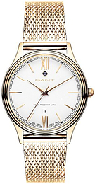 Gant Biały/Stal w odcieniu złota Ø36 mm G125003