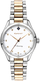 Gant Biały/Stal w odcieniu złota Ø39 mm G139001