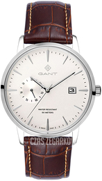 Gant East Hill Srebrny/Skóra Ø43 mm G165002