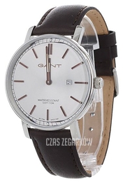 Gant Srebrny/Skóra Ø42 mm GT006005