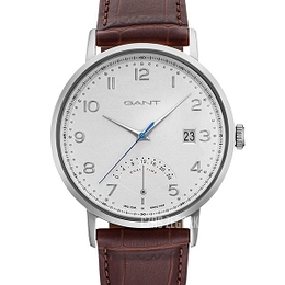Gant Srebrny/Skóra Ø42 mm GT022001