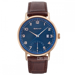 Gant Niebieski/Skóra Ø42 mm GT022006