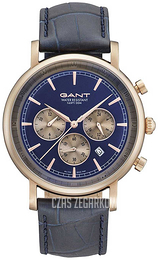 Gant Baltimore Niebieski/Skóra Ø43 mm GT028002
