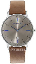 Gant Srebrny/Skóra Ø40 mm GT046006