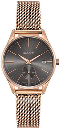 Gant Szary/Stal w kolorze różowego złota Ø36 mm GT067004