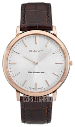 Gant Harrison Srebrny/Skóra Ø42 mm W70606