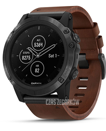 Garmin Fēnix 5X Plus Wielokolorowy/Skóra Ø51 mm 010-01989-03