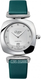 Glashütte Original Lady Pavonina Srebrny/Tkanina 31x31 mm 03-01-10-12-02