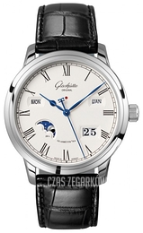 Glashütte Original Senator Srebrny/Skóra Ø42 mm 100-02-22-12-05