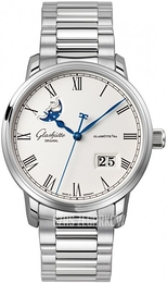 Glashütte Original Senator Srebrny/Stal Ø40 mm 100-04-32-12-14