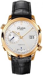 Glashütte Original Senator Srebrny/Skóra Ø42 mm 100-13-01-01-04