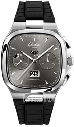 Glashütte Original Senator Szary/Guma 40x40 mm 37-02-01-02-33