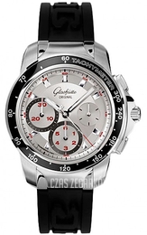 Glashütte Original Sport Evolution Srebrny/Guma Ø42 mm 39-31-46-03-04