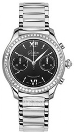 Glashütte Original Lady Serenade Chronograph Czarny/Stal Ø38 mm 39-34-13-12-34