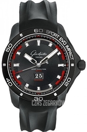 Glashütte Original Sport Evolution Czarny/Guma Ø46 mm 39-47-16-16-54