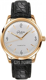 Glashütte Original Senator Sixties Srebrny/Skóra Ø39 mm 39-52-01-01-04