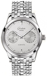 Glashütte Original Senator Srebrny/Stal Ø40 mm 39-58-02-02-14