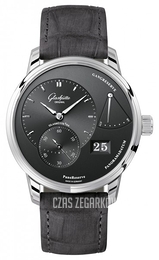 Glashütte Original Pano Reverse Szary/Skóra Ø40 mm 65-01-23-12-04