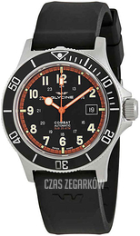 Glycine Combat Czarny/Guma Ø42 mm GL0088