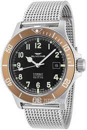 Glycine Combat Czarny/Stal Ø42 mm GL0090