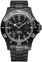 Glycine Combat Czarny/Stal Ø48 mm GL0096