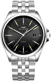 Glycine Combat Czarny/Stal Ø43 mm GL0101