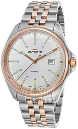 Glycine Combat Srebrny/Stal w kolorze różowego złota Ø43 mm GL0104