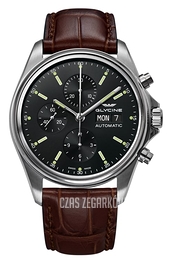 Glycine Combat Czarny/Skóra Ø42 mm GL0118