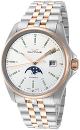 Glycine Combat Srebrny/Stal w kolorze różowego złota Ø40 mm GL0192