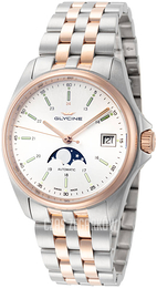 Glycine Combat Srebrny/Stal w kolorze różowego złota Ø36 mm GL0194