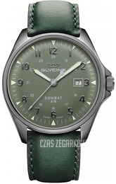 Glycine Combat Classic Zielony/Skóra Ø43 mm GL0298
