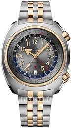 Glycine Airman SST Czarny/Stal w kolorze różowego złota Ø43 mm GL0313